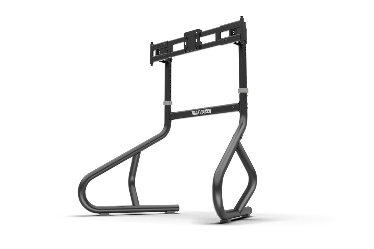NexusView Large Freestanding Single Monitor Stand – 2" Steel Tube, Up to 80 Inch Screen – NexusView large freestanding single monitor stand with 2 inch steel tube – photo 4 of 6