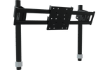 NexusView Gen 3 Overhead Monitor Mount for Steel Tube Stands – 2nd Screen up to 50 Inch, Flat or Curved – NexusView Gen 3 overhead monitor mount above a sim racing screen – photo 1 of 5