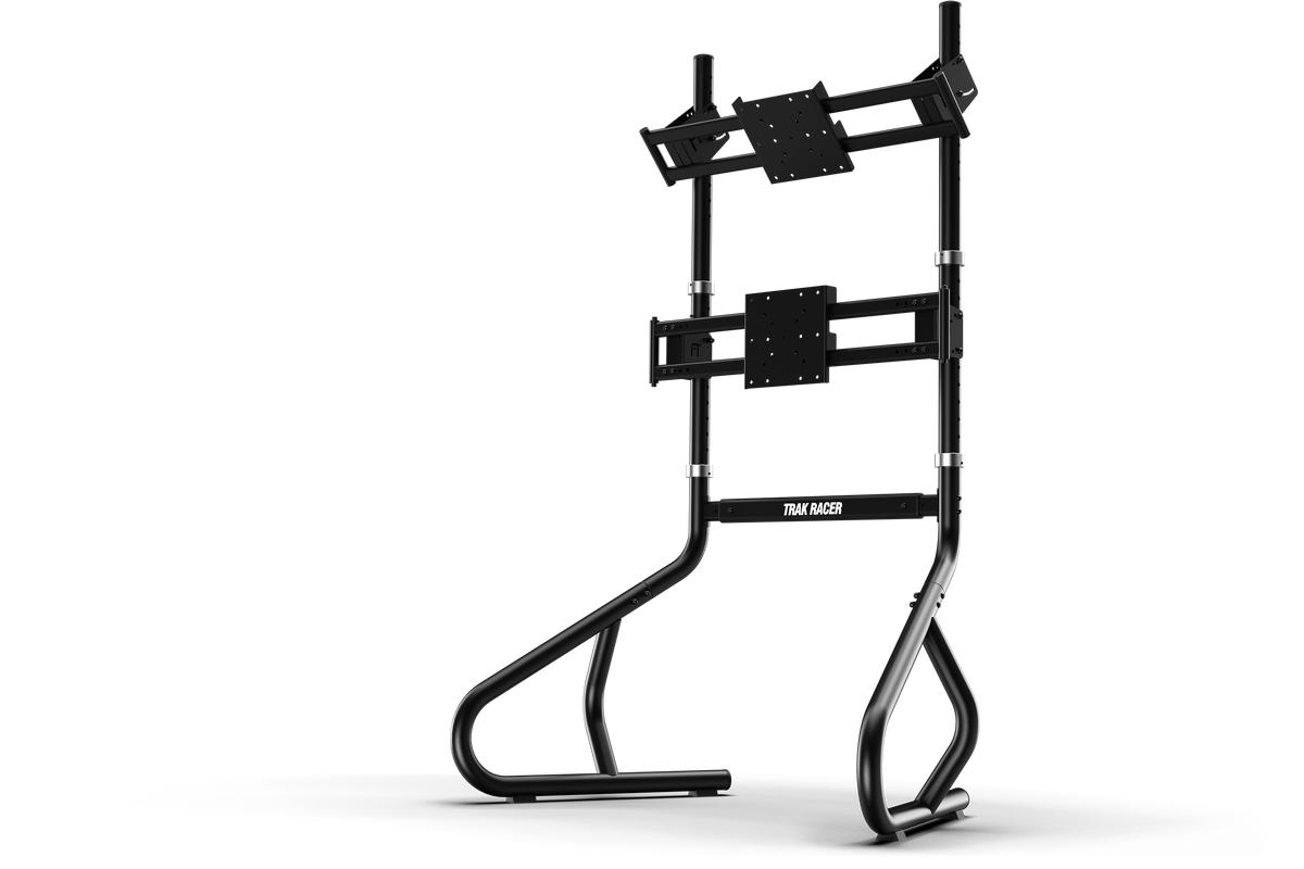 NexusView Steel Tube Dual Monitor Stand, Upgradeable to Triple – Freestanding, Up to 80" Main Display – NexusView steel tube freestanding dual monitor stand, upgradeable to triple – photo 2 of 6