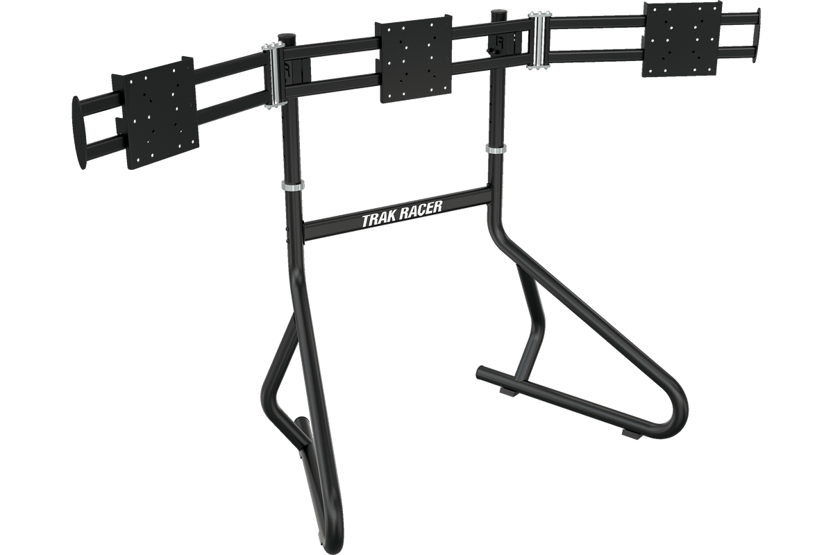 NexusView Steel Tube Triple Monitor Stand – Freestanding, 22" to 32" Screens, Upgradeable to Quad – NexusView steel tube freestanding triple monitor stand for 22 to 32 inch screens – photo 2 of 7