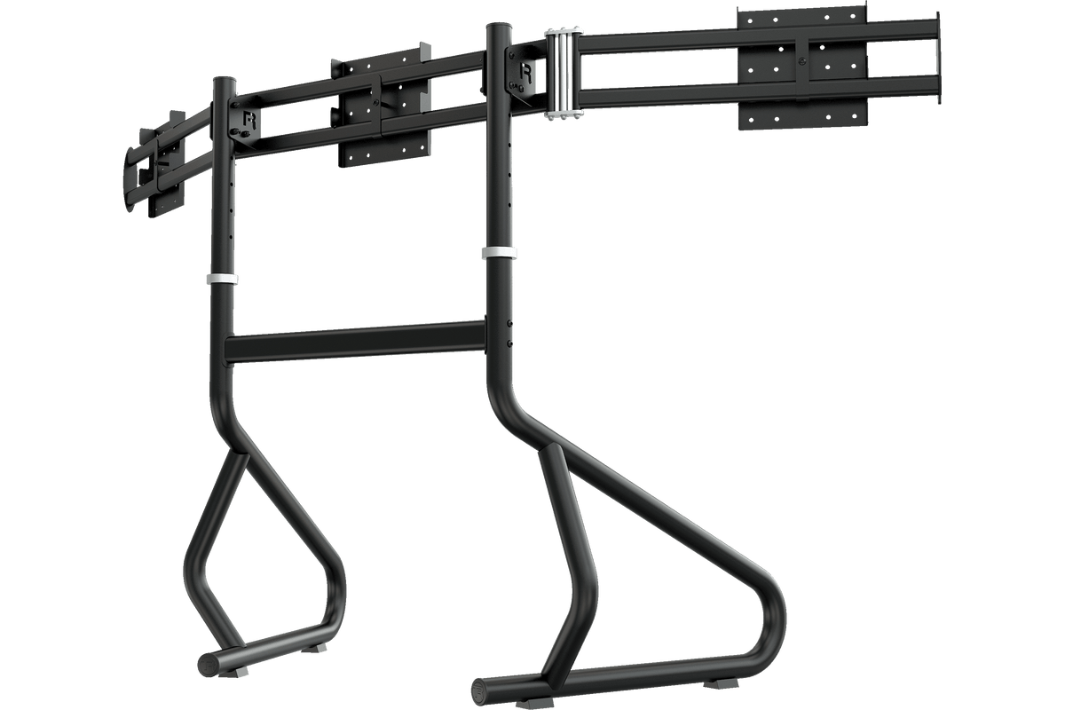NexusView Steel Tube Triple Monitor Stand – Freestanding, 22" to 32" Screens, Upgradeable to Quad – NexusView steel tube freestanding triple monitor stand for 22 to 32 inch screens – photo 6 of 7