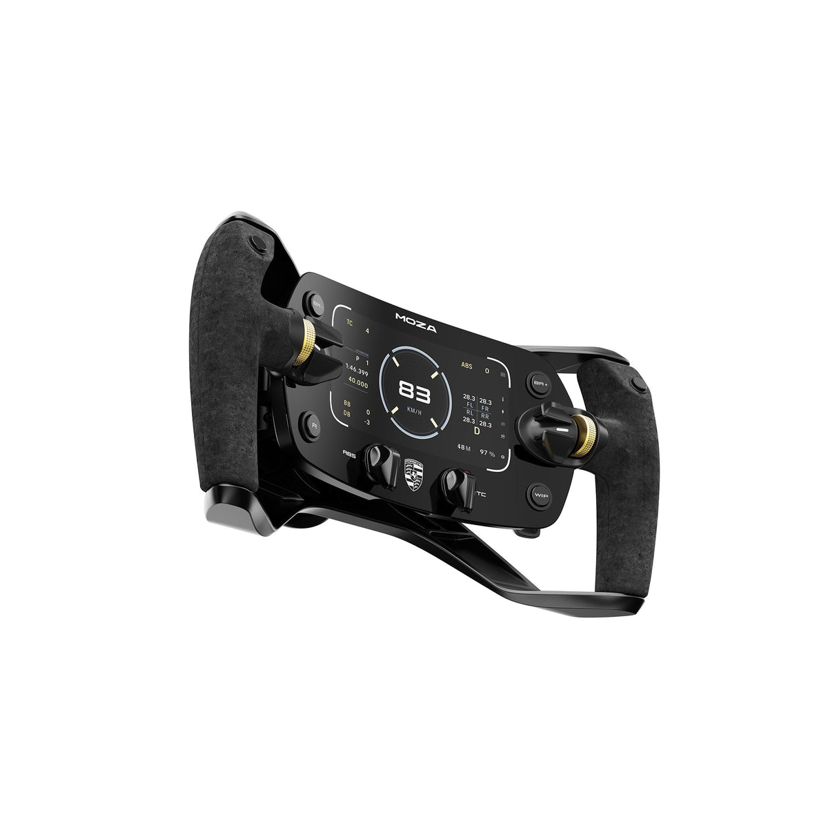 NexusWheel EV Racer Replica – 320 mm Electric Race Car Wheel with 5.4" Curved OLED Display – NexusWheel EV Racer Replica with curved OLED display – photo 2 of 4