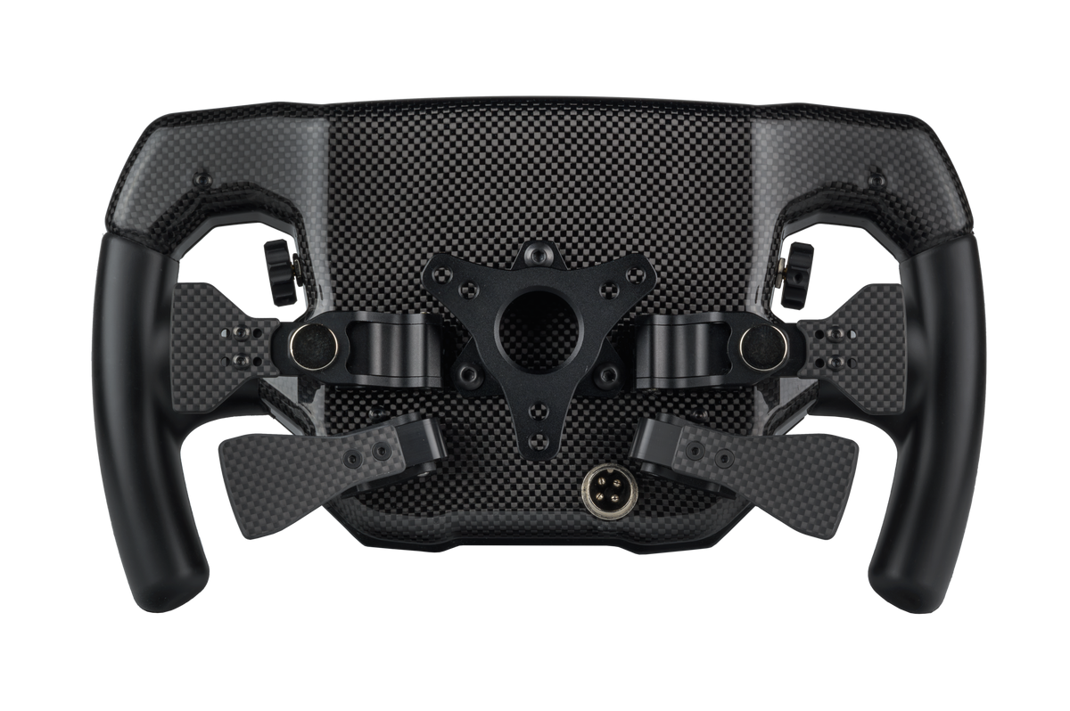 NexusWheel Formula Carbon Pro – Handmade Carbon Fibre Formula Wheel, 5" Touchscreen, 123 Inputs (4 Paddles) – NexusWheel Formula Carbon Pro carbon fibre formula sim racing wheel – photo 5 of 7