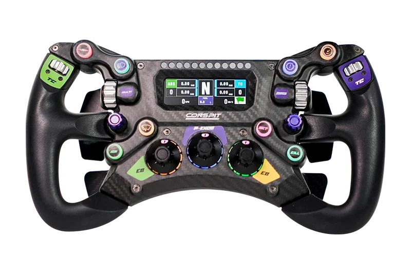 NexusWheel GT 300 – Carbon & Aluminium GT Sim Racing Wheel, 2.99-Inch Display, 56 RGB LEDs – NexusWheel GT 300 carbon and aluminium GT sim racing wheel – photo 1 of 8