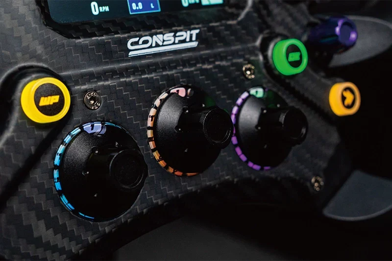 NexusWheel GT 300 – Carbon & Aluminium GT Sim Racing Wheel, 2.99-Inch Display, 56 RGB LEDs – NexusWheel GT 300 carbon and aluminium GT sim racing wheel – photo 7 of 8