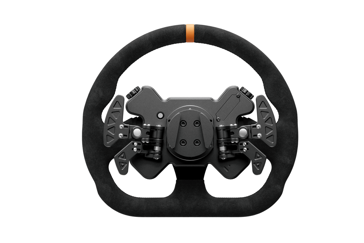 NexusWheel GT Alcantara – High-End Sim Racing Steering Wheel with 18 RGB LEDs – NexusWheel GT Alcantara sim racing steering wheel with LEDs – photo 3 of 7