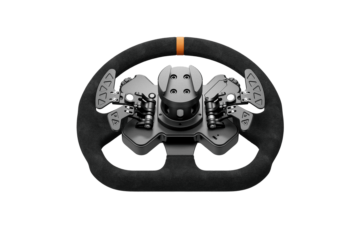 NexusWheel GT Alcantara – High-End Sim Racing Steering Wheel with 18 RGB LEDs – NexusWheel GT Alcantara sim racing steering wheel with LEDs – photo 4 of 7
