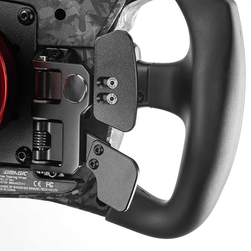 NexusWheel GT Carbon – Carbon Formula & GT Sim Wheel with LCD, 12 RGB Buttons & Magnetic Paddles – NexusWheel GT Carbon sim racing wheel with LCD – photo 6 of 7