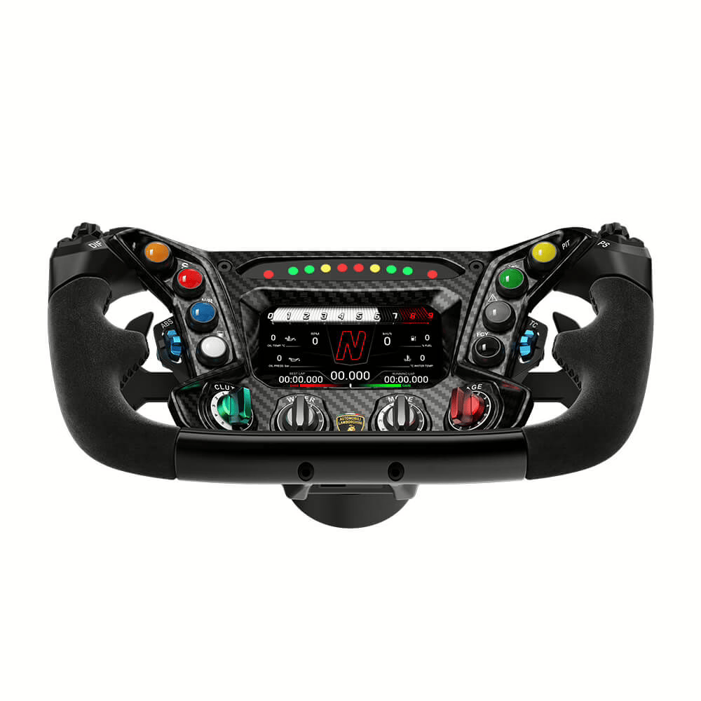NexusWheel Hypercar Track Replica – Track-Only V12 Hypercar Wheel with Suede Grips, Custom Display & RGB Lights – NexusWheel Hypercar Track Replica sim racing wheel – photo 2 of 5