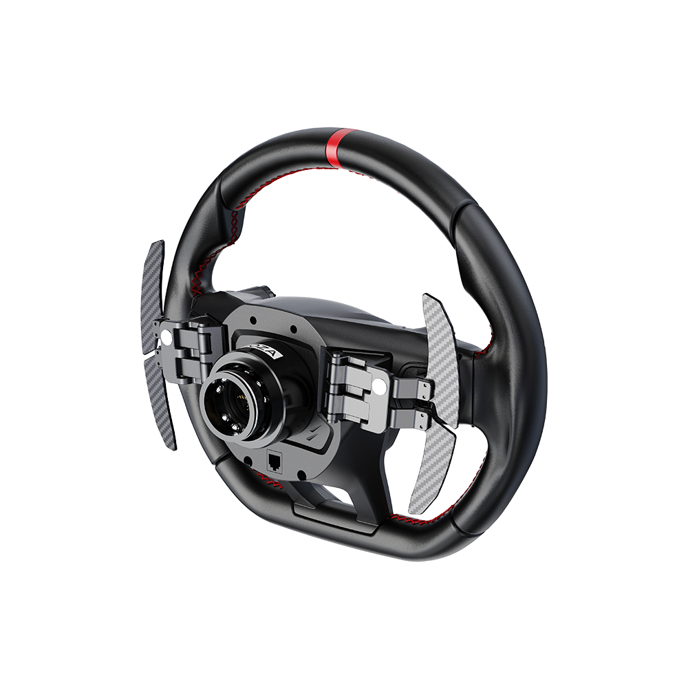 NexusWheel Hypercar V12 Replica – 340 mm Die-Cast Aluminium Sim Racing Wheel, Carbon Dual-Clutch Paddles – NexusWheel Hypercar V12 Replica 340 mm sim racing wheel – photo 6 of 6