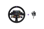 NexusWheel Open 310 – 310 mm Aluminium Open-Wheel Sim Wheel with LCD, 33 RGB LEDs & Hall Paddles – NexusWheel Open 310 aluminium open-wheel sim racing wheel with LCD – photo 1 of 12