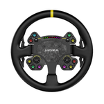 NexusWheel Race Leather – 13" Round Racing Wheel, Forged Carbon & Aluminium, Genuine Leather, RGB Shift Lights – NexusWheel Race Leather 13-inch round racing wheel – photo 5 of 5