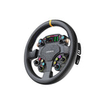 NexusWheel Round 325 Pro – 325 mm Round Racing Wheel with 2.99" Display, Leather Grip & Forged Carbon Paddles – NexusWheel Round 325 Pro round racing wheel with display – photo 2 of 4
