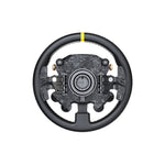 NexusWheel Round 325 Pro – 325 mm Round Racing Wheel with 2.99" Display, Leather Grip & Forged Carbon Paddles – NexusWheel Round 325 Pro round racing wheel with display – photo 3 of 4