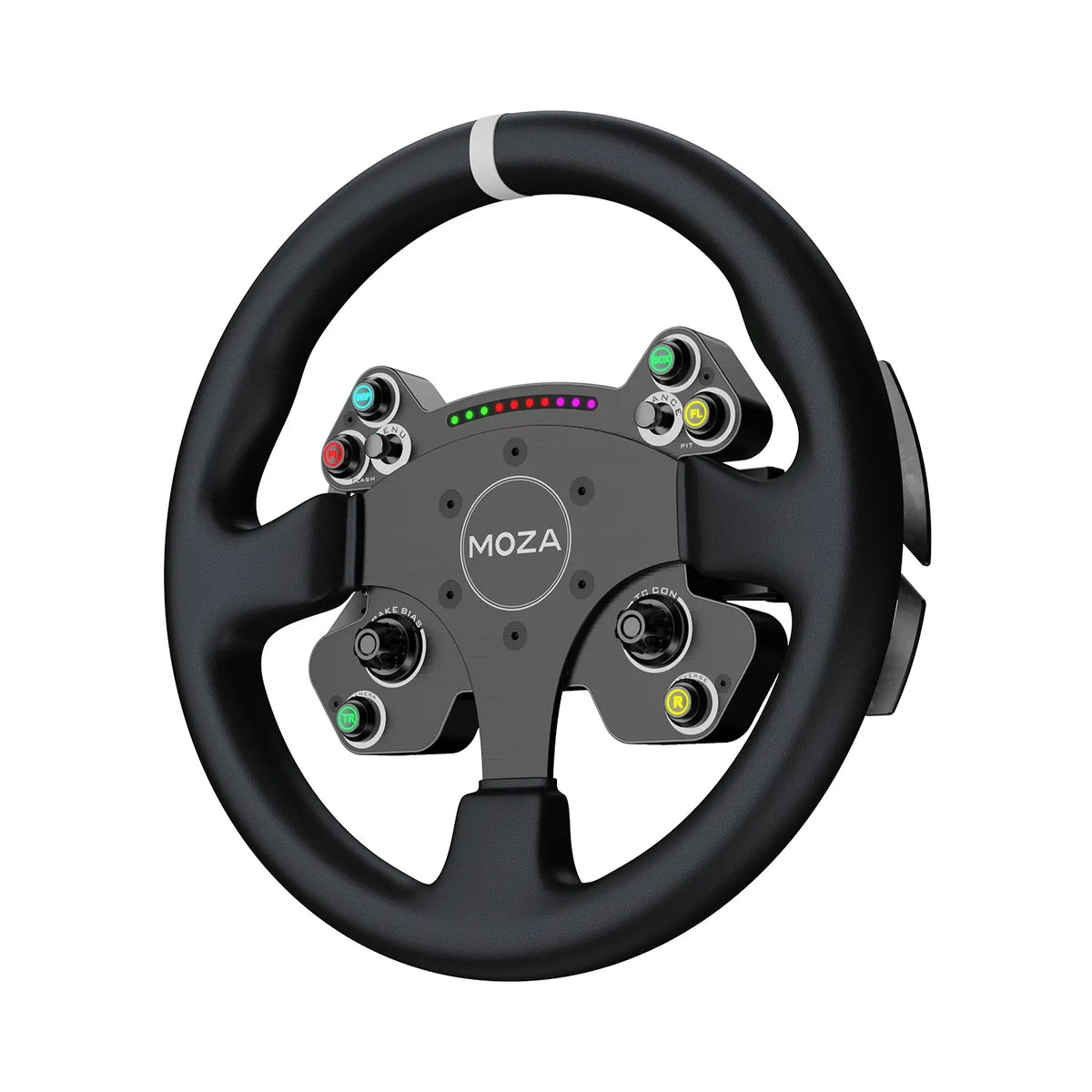 NexusWheel Round Sport – 13" Round Wheel, Aluminium Frame, Forged Carbon Paddles, RGB Shift Lights – NexusWheel Round Sport 13-inch round wheel – photo 2 of 5