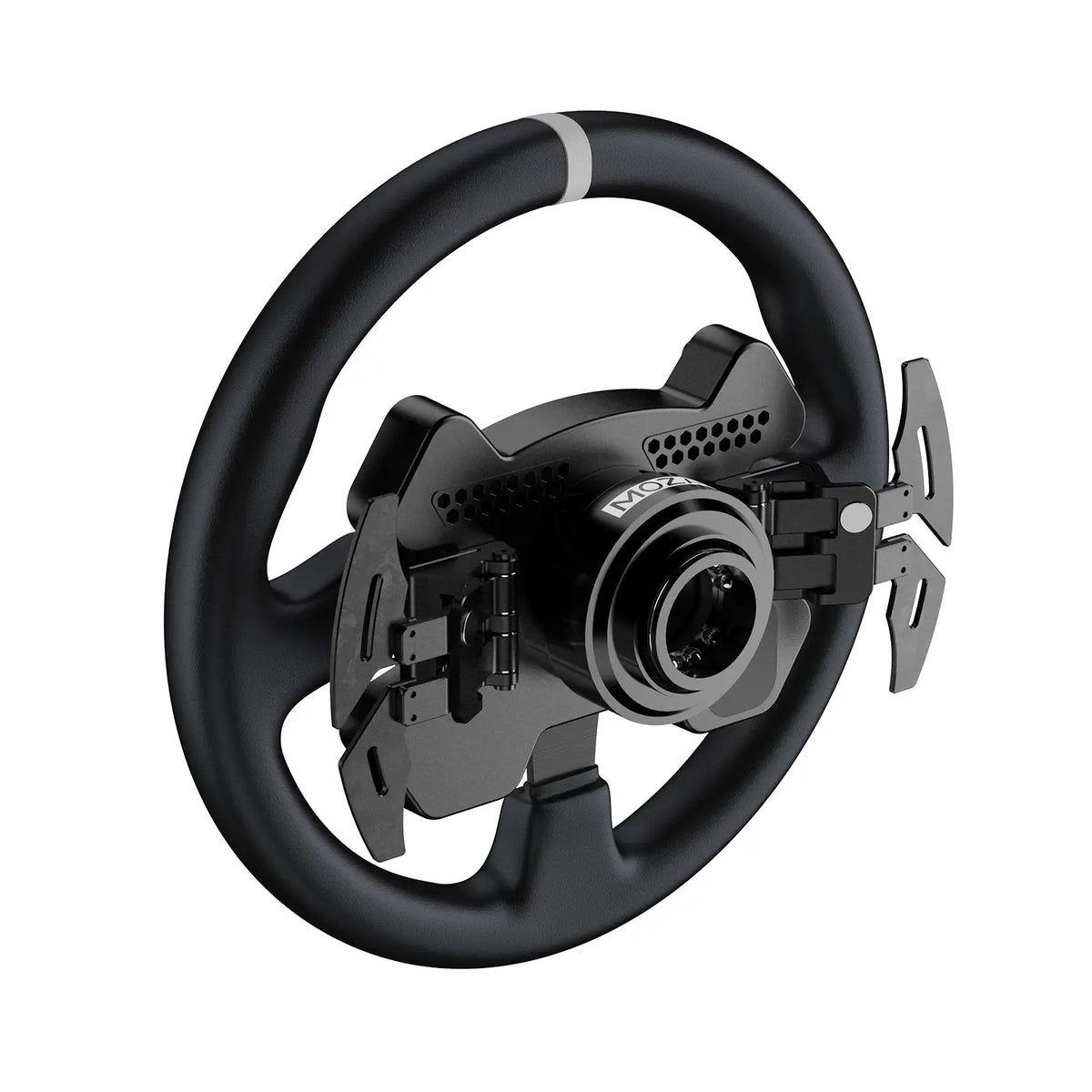 NexusWheel Round Sport – 13" Round Wheel, Aluminium Frame, Forged Carbon Paddles, RGB Shift Lights – NexusWheel Round Sport 13-inch round wheel – photo 3 of 5