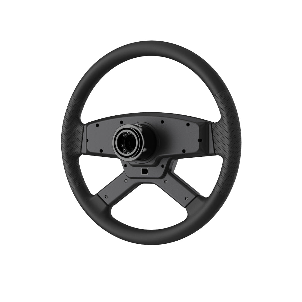 NexusWheel Truck – 400 mm Four-Spoke Truck Wheel, Hand-Stitched Leather, 14 Buttons, Wireless & Wired – NexusWheel Truck 400 mm four-spoke truck wheel – photo 4 of 8