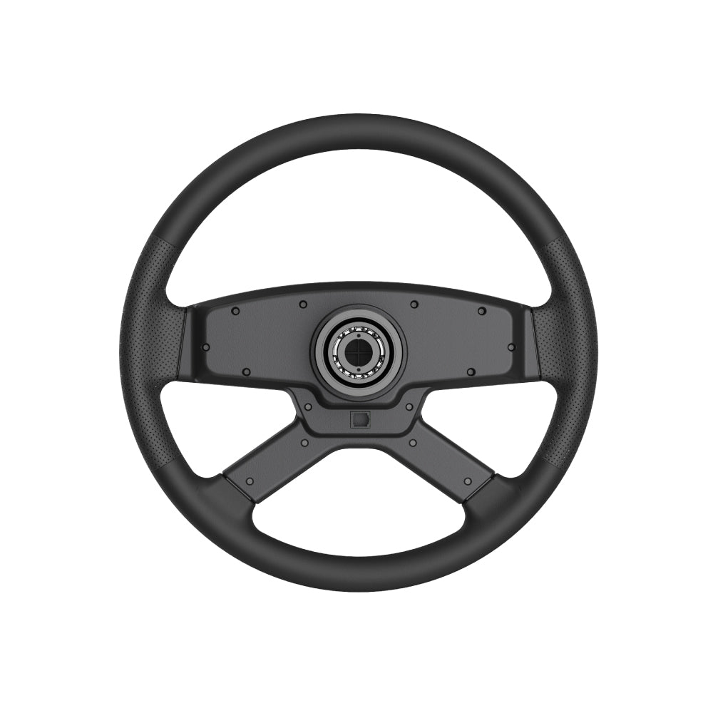 NexusWheel Truck – 400 mm Four-Spoke Truck Wheel, Hand-Stitched Leather, 14 Buttons, Wireless & Wired – NexusWheel Truck 400 mm four-spoke truck wheel – photo 6 of 8
