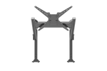 Overhead Monitor Mount for Aluminium Monitor Stands – 4th or 2nd Screen, VESA 75–400 – black aluminium overhead monitor mount with VESA plate – photo 3 of 7