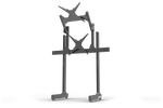 Overhead Monitor Mount for Aluminium Monitor Stands – 4th or 2nd Screen, VESA 75–400 – black aluminium overhead monitor mount with VESA plate – photo 4 of 7