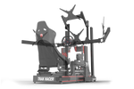 Overhead Monitor Mount for Aluminium Monitor Stands – 4th or 2nd Screen, VESA 75–400 – black aluminium overhead monitor mount with VESA plate – photo 7 of 7