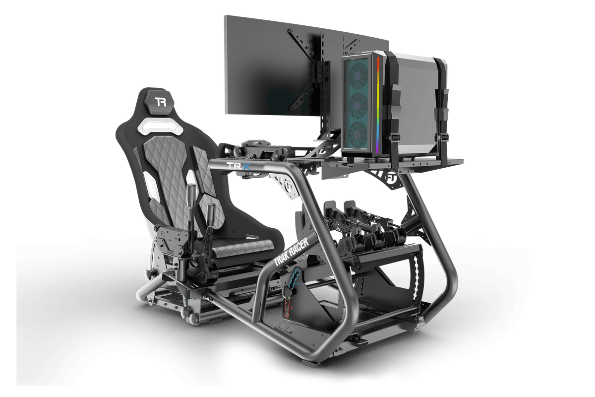 PC Shelf Mount for NexusRig Apex, Velocity & GT Hybrid – Steel Gaming PC Tower Mount – steel PC shelf mount on the NexusRig Velocity sim rig – photo 6 of 6