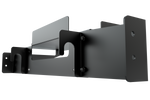 PC & Control Box Shelf for NexusView Steel Tube Monitor Stands – steel PC shelf bolted to a steel tube monitor stand – photo 5 of 12