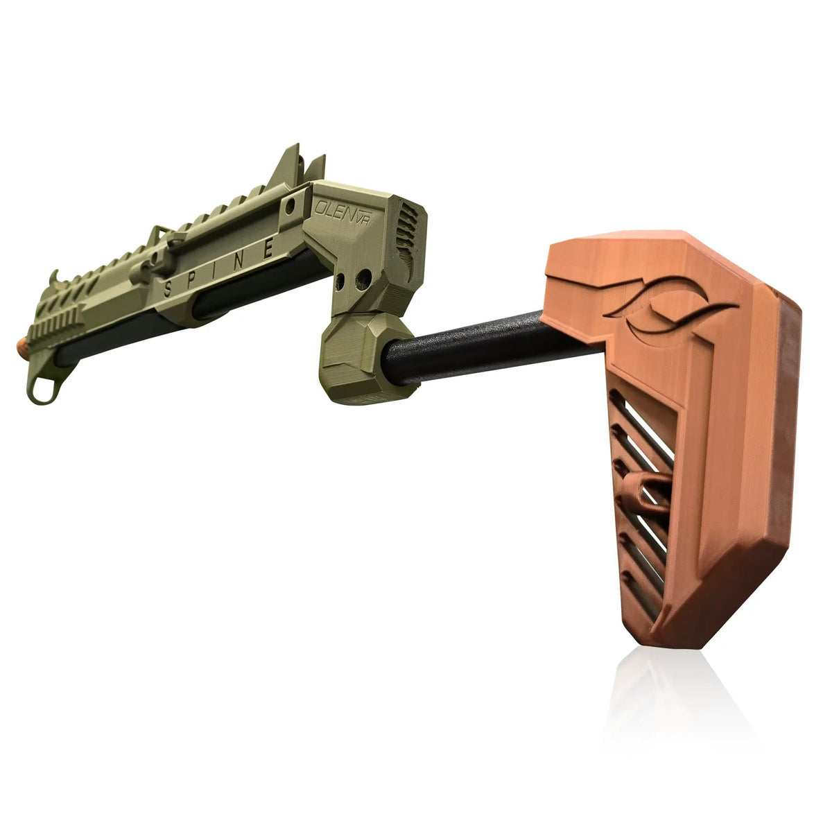 VR gun stock for Valve Index mounted on the Phantom magnetic rifle frame - MetanexusXR