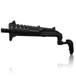 Matte black SPINE VR gun stock front grip detail - MetanexusXR