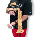 Desert tan VR gun stock telescoping length adjustment - MetanexusXR