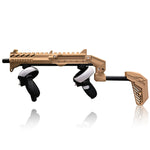Desert tan VR gun stock finish close-up - MetanexusXR MNX-GST-SPINE-TAN