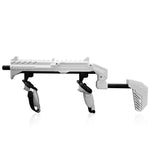 Ghost white SPINE VR gun stock held in a rifle pose - MetanexusXR