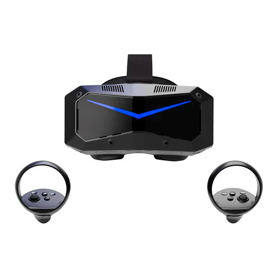 Pimax Crystal Super QLED 57PPD VR headset - front view