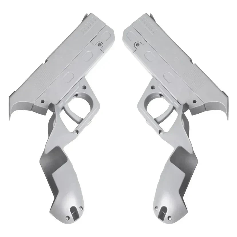 Haptic VR gun stock holster for Meta Quest 2, silver - MetanexusXR MNX-GST-PULSE-Q2-SLV