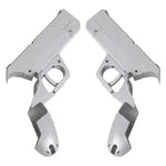 Haptic VR gun stock holster for Meta Quest 2, silver - MetanexusXR MNX-GST-PULSE-Q2-SLV