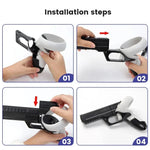 Haptic VR gun stock holster shoulder brace position - MetanexusXR