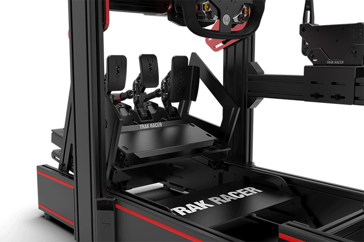 Quick-Adjust Dual-Locking Pedal Slider for Aluminium Profile Rigs – Front-to-Back Pedal Adjustment (Slider Only) – quick-adjust dual-locking pedal slider on an aluminium sim rig – photo 2 of 11
