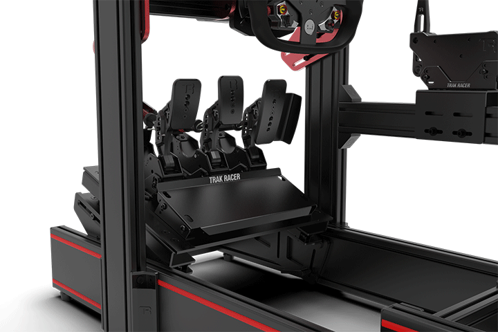 Quick-Adjust Dual-Locking Pedal Slider for Aluminium Profile Rigs – Front-to-Back Pedal Adjustment (Slider Only) – quick-adjust dual-locking pedal slider on an aluminium sim rig – photo 3 of 11
