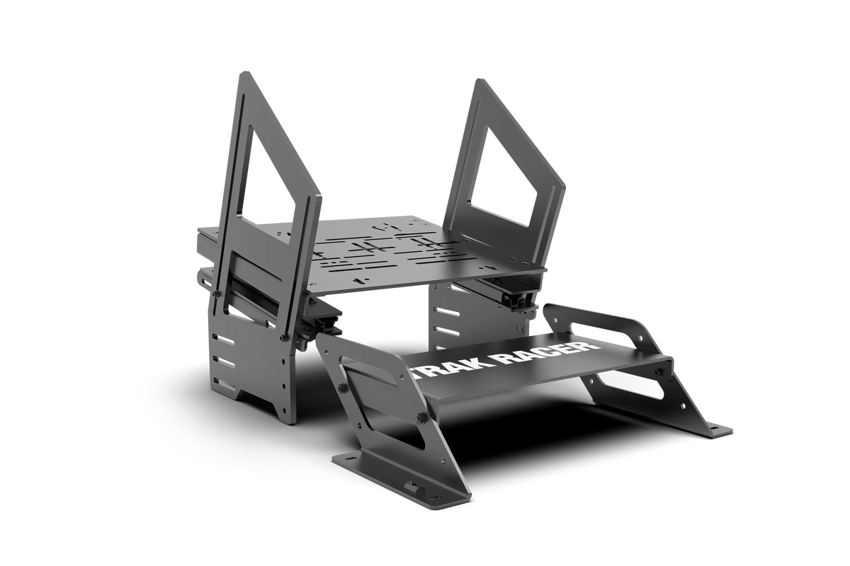 Quick-Adjust Dual-Locking Pedal Slider for Aluminium Profile Rigs – Front-to-Back Pedal Adjustment (Slider Only) – quick-adjust dual-locking pedal slider on an aluminium sim rig – photo 5 of 11