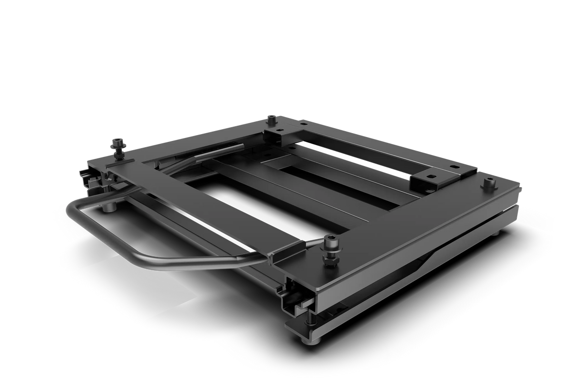 Quick-Adjust Pedal Slider for NexusRig Classic, Apex & Fold – Tool-Free Front-to-Back Pedal Adjustment – quick-adjust pedal slider on a sim racing pedal plate – photo 3 of 8