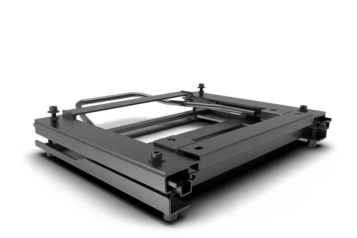 Quick-Adjust Pedal Slider for NexusRig Classic, Apex & Fold – Tool-Free Front-to-Back Pedal Adjustment – quick-adjust pedal slider on a sim racing pedal plate – photo 4 of 8