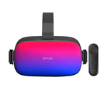 DPVR P1 4K Pro with 3DoF controller and charging cable