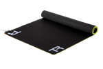 RGB LED Sim Racing Floor Mat – Glow-in-the-Dark Neon Cockpit Mat – RGB LED neon sim racing floor mat glowing under a cockpit – photo 2 of 5