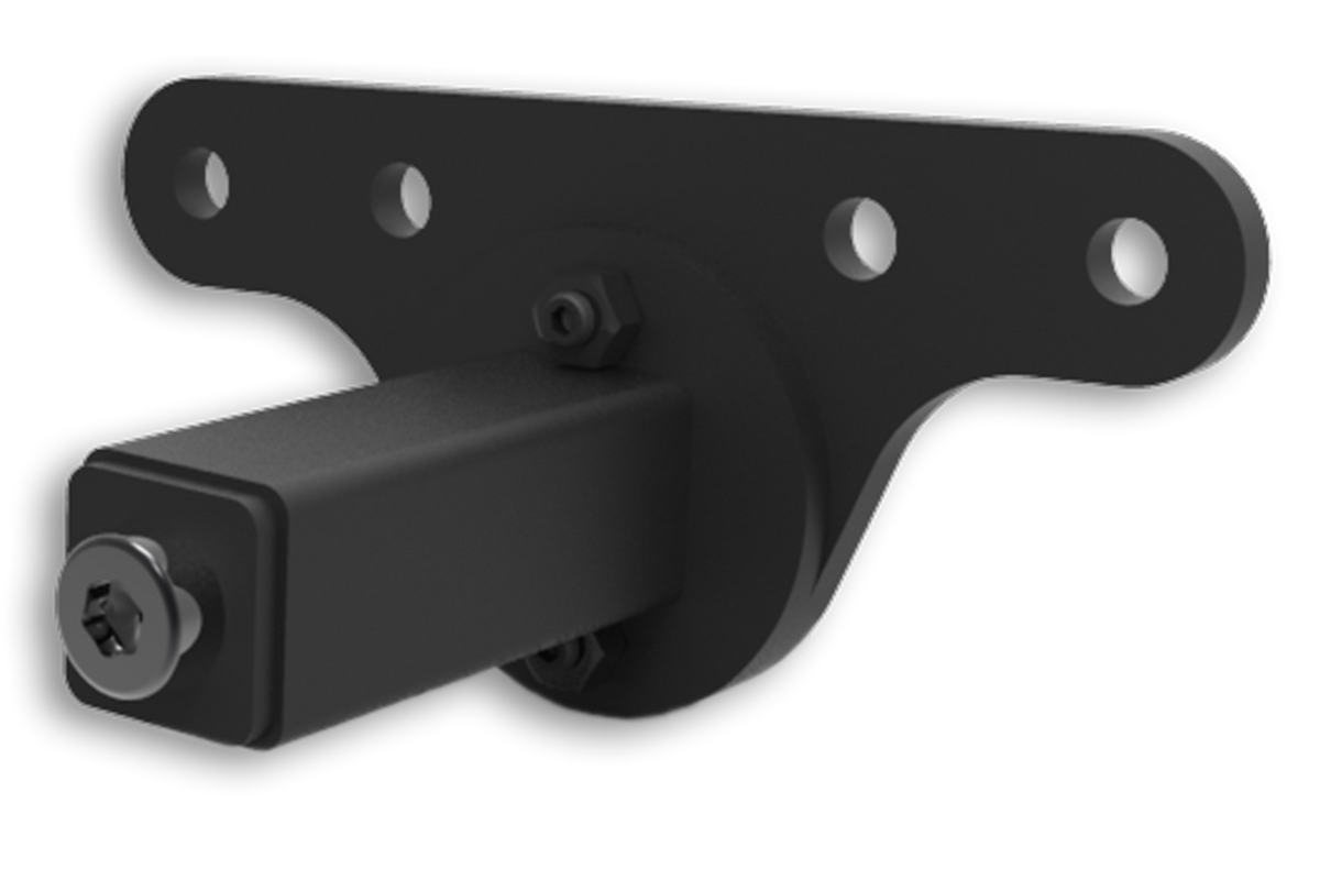 Seat Shaker Mount for ButtKicker Gamer – Side Mount for Tube & Aluminium Profile Sim Rigs – seat shaker mount for ButtKicker Gamer on a sim rig – photo 1 of 5