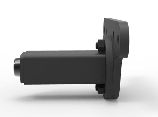 Seat Shaker Mount for ButtKicker Gamer – Side Mount for Tube & Aluminium Profile Sim Rigs – seat shaker mount for ButtKicker Gamer on a sim rig – photo 4 of 5
