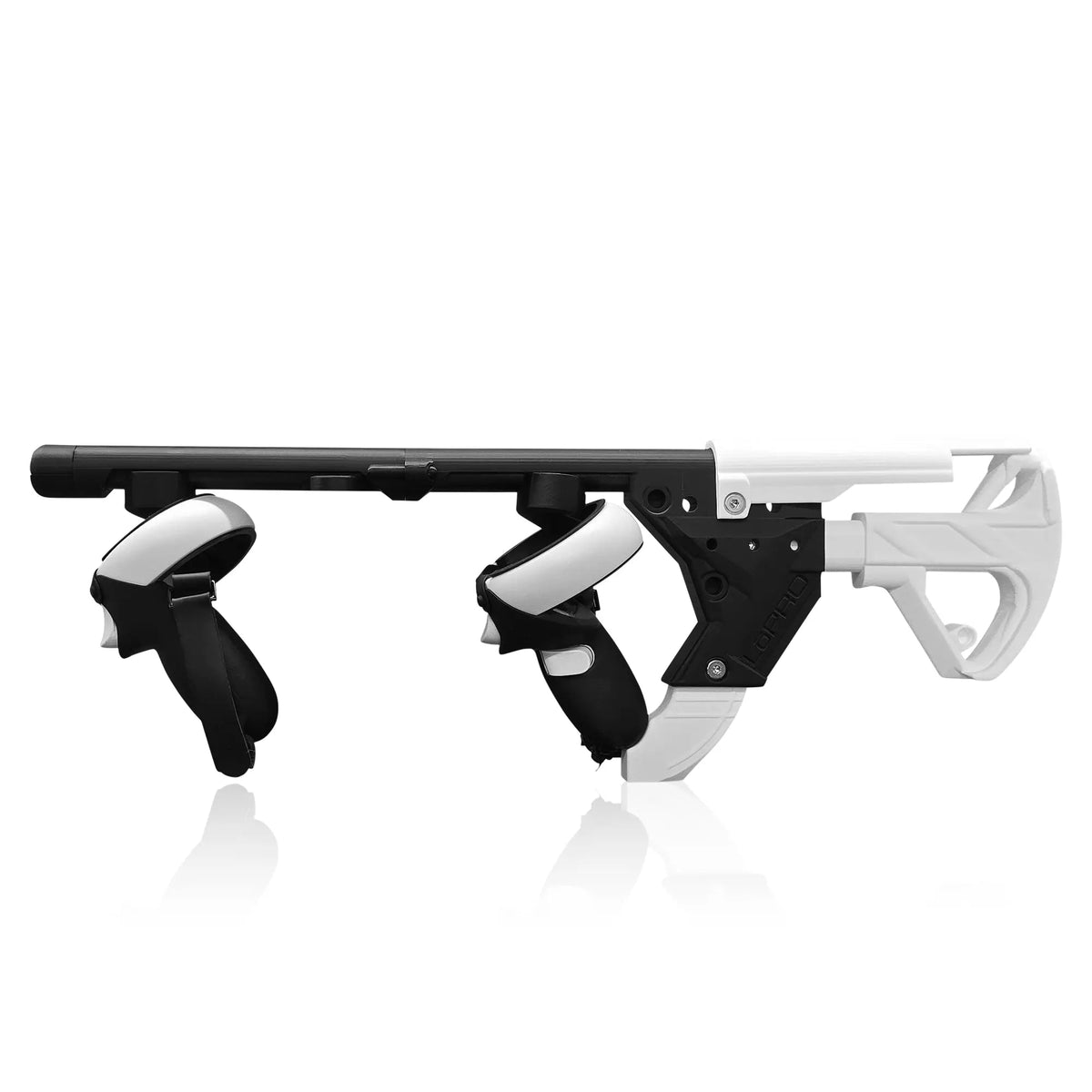Extended VR rifle stock front hold - two-hand rifle frame for steady VR aim - MetanexusXR