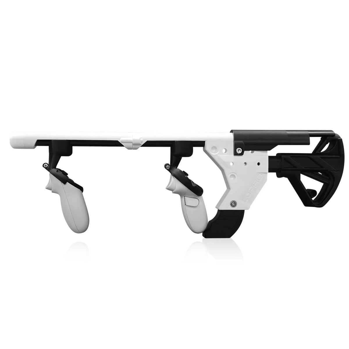 Esports VR rifle stock front hold - two-hand rifle frame for steady VR aim - MetanexusXR