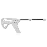 Esports VR rifle stock dual sling mounts shown in three positions - MetanexusXR