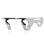 Esports VR rifle stock in Ghost grey, full side view - MetanexusXR MNX-GST-SENT-EXS-Q3-L-GHT-NS