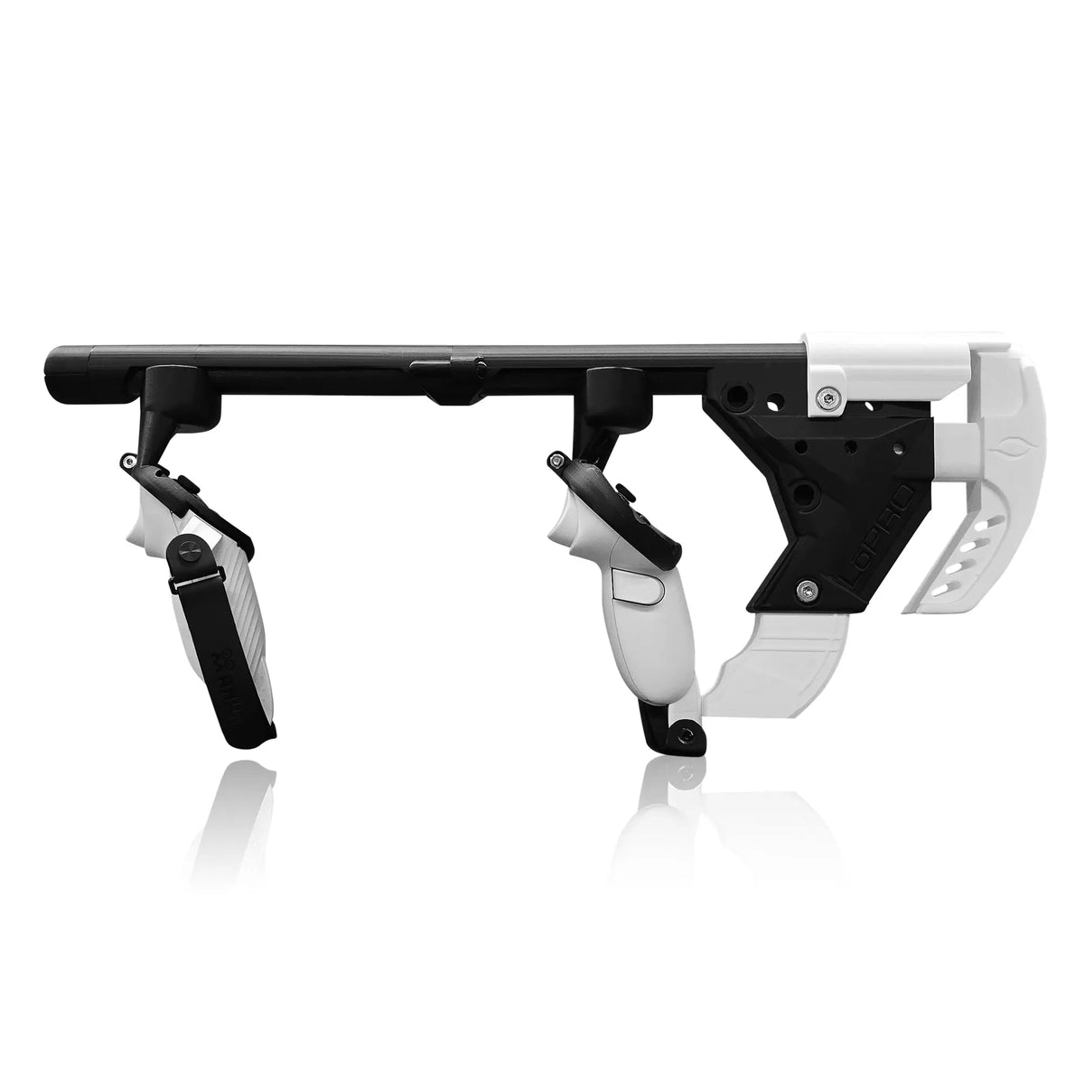 VR rifle stock for Quest 1 and Rift S on the Sentinel frame - MetanexusXR